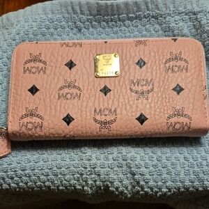 MCM Blush Pink Leather Wallet